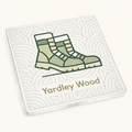 Yardley Wood - Coaster - Geometric Lines - Hiking Boots