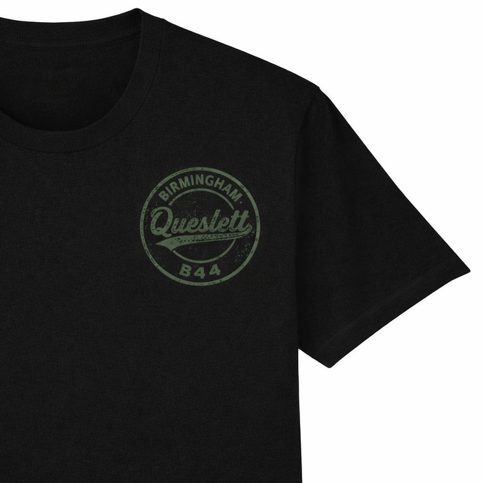 Queslett - T-Shirt - B44 Vintage Stamp Design