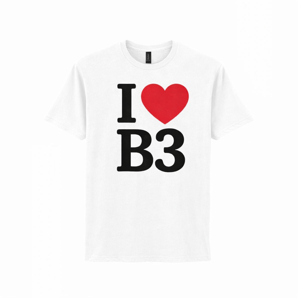 B3 - T-Shirt - I Heart B3 Design - Birmingham City Centre | Newhall Street