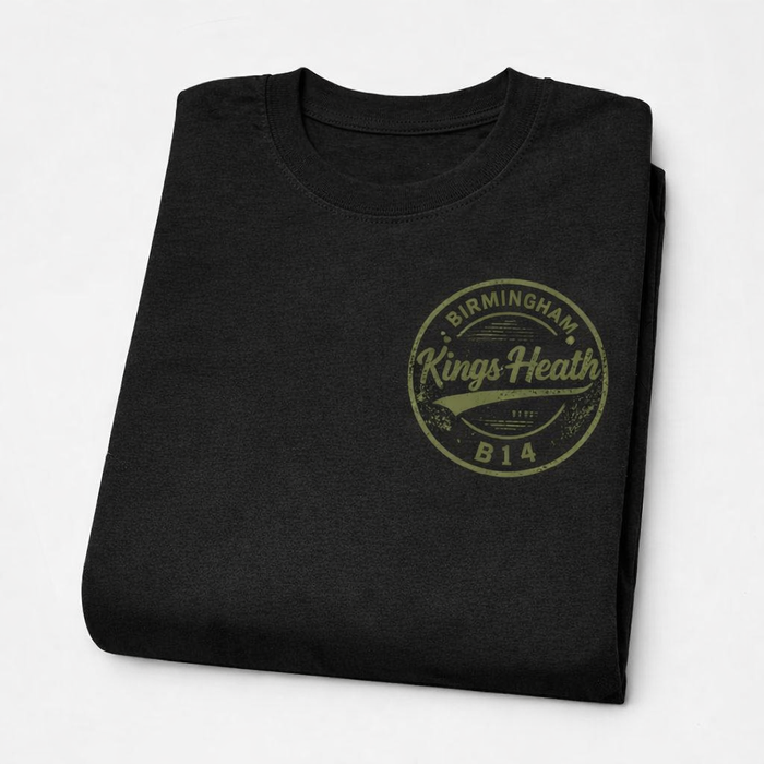 Kings Heath - T-Shirt - B14 Vintage Stamp Design