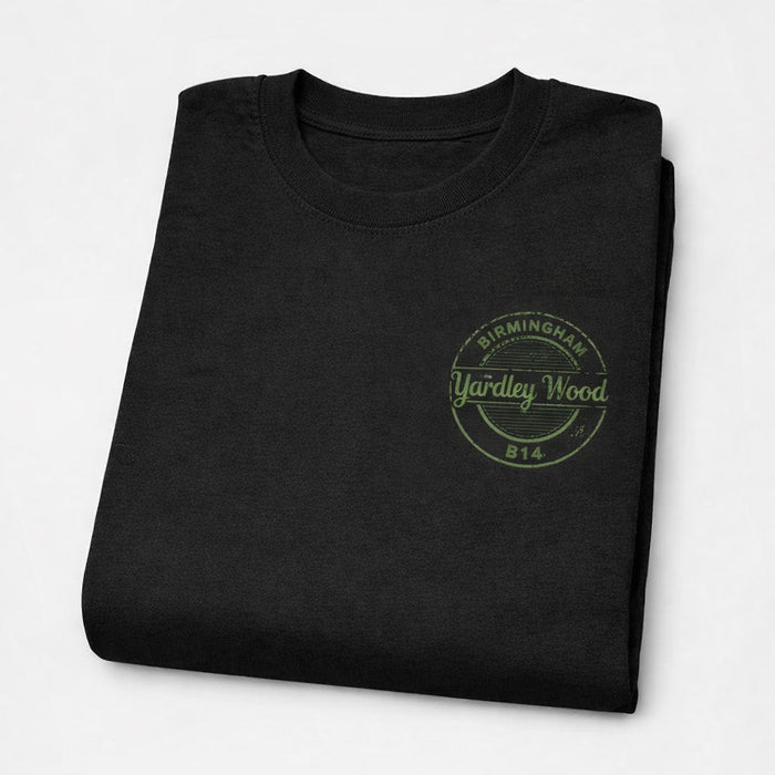 Yardley Wood - T-Shirt - B14 Vintage Stamp Design