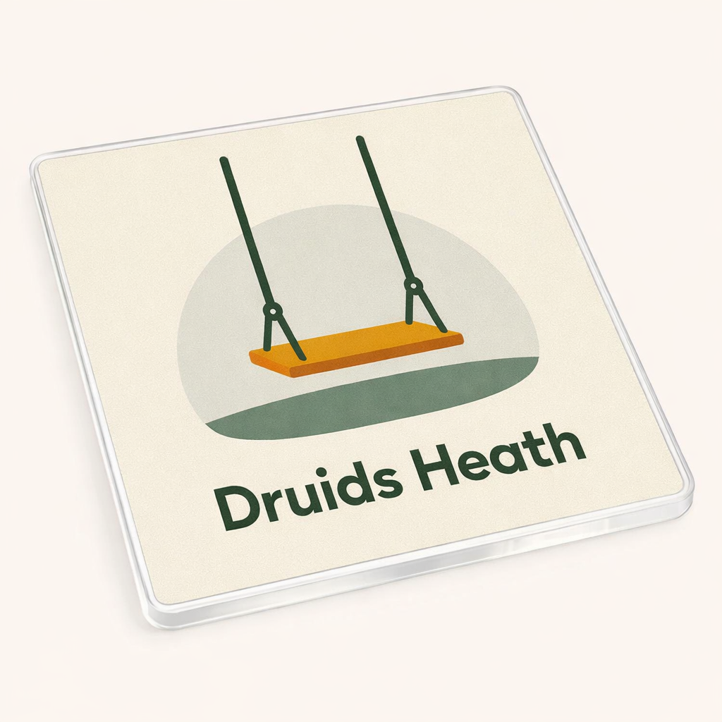 Druids Heath - Coaster - Mid-Century Retro - Playground Swing