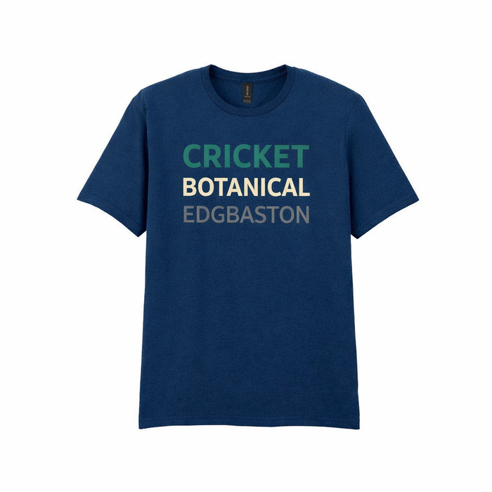 Edgbaston - T-Shirt - Minimal Type Stack Design