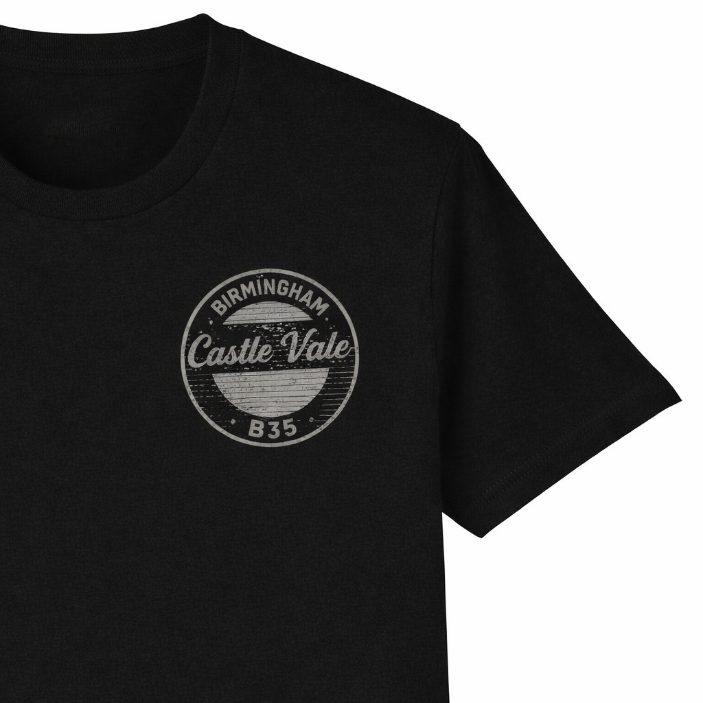 Castle Vale - T-Shirt - B35 Vintage Stamp Design