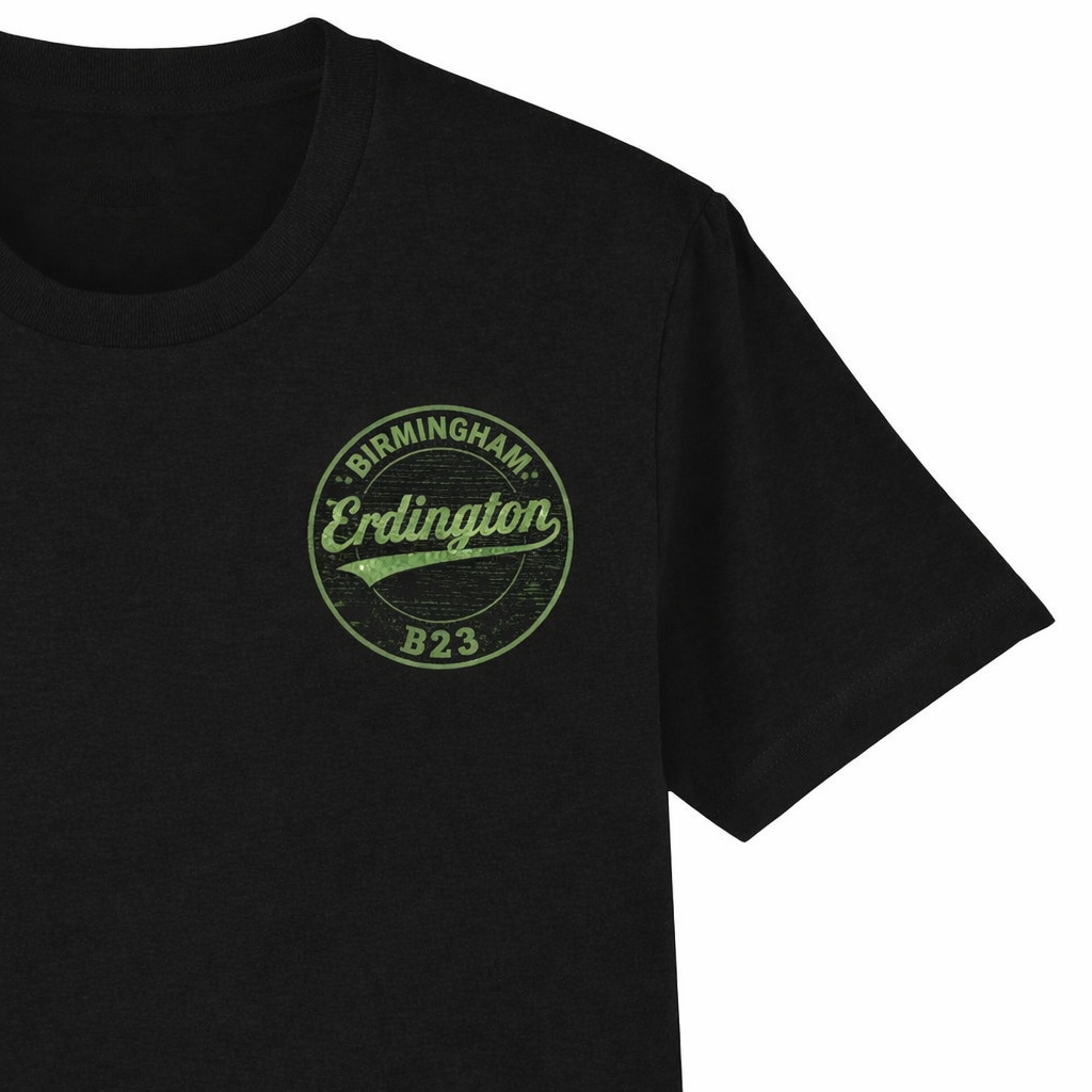 Erdington - T-Shirt - B23 Vintage Stamp Design