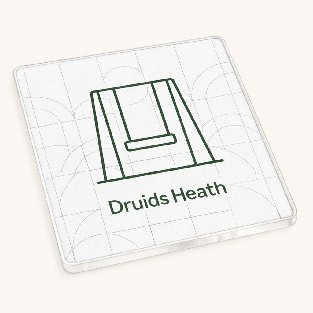 Druids Heath - Coaster - Geometric Lines - Playground Swing
