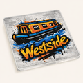 Westside - Coaster - Urban Street Art - Canal Boat