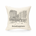 Westside - Cushion - Minimal Lines Design - Brindleyplace