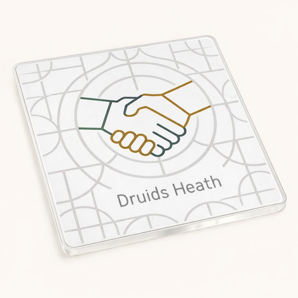 Druids Heath - Coaster - Geometric Lines - Community