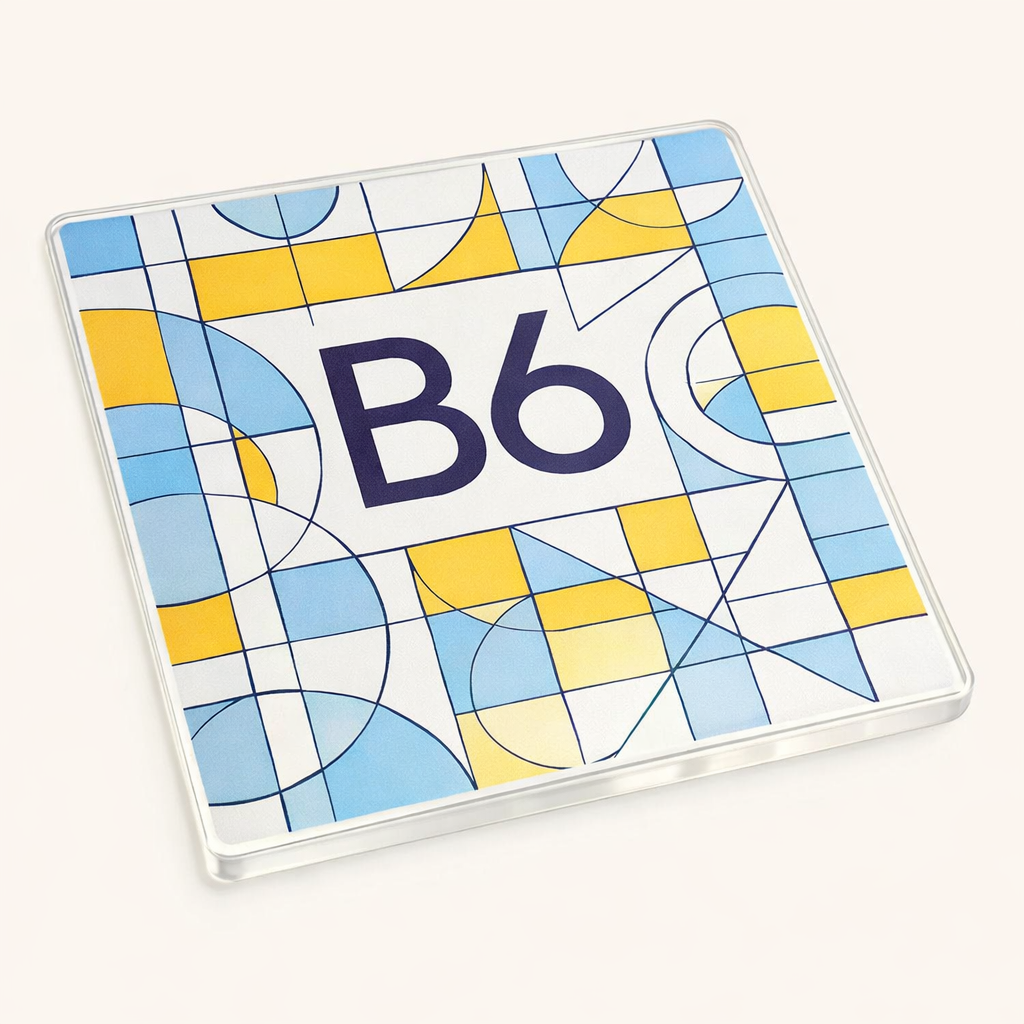 Acrylic Coaster Gift - Aston Villa FC Supporter Minimalist Design - Unique Football Fan Present