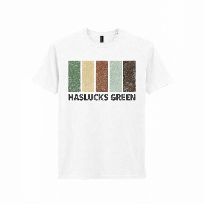 Haslucks Green - T-Shirt - Colour Block Design