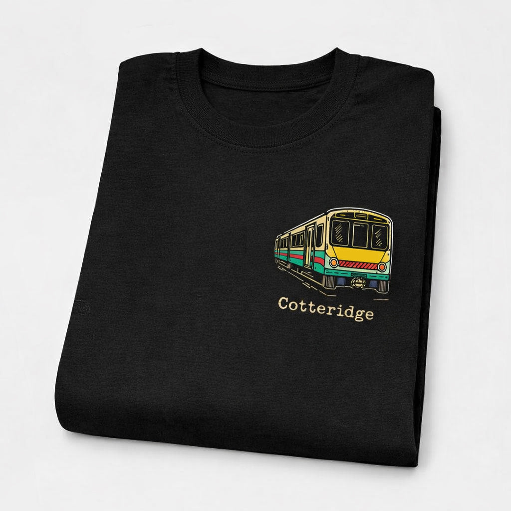 Cotteridge - T-Shirt - Minimal Cool Design - Train