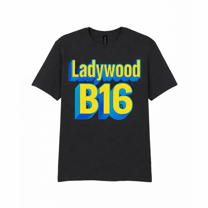 Ladywood - T-Shirt - Bold 3D Type Design