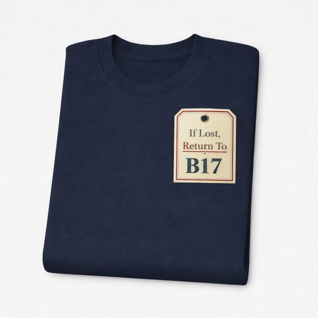 Harborne - T-Shirt - If lost, return to B17 Design