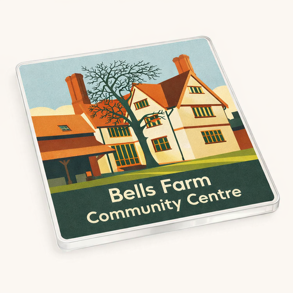 Druids Heath - Coaster - Mid-Century Retro - Bells Farm Community Centre