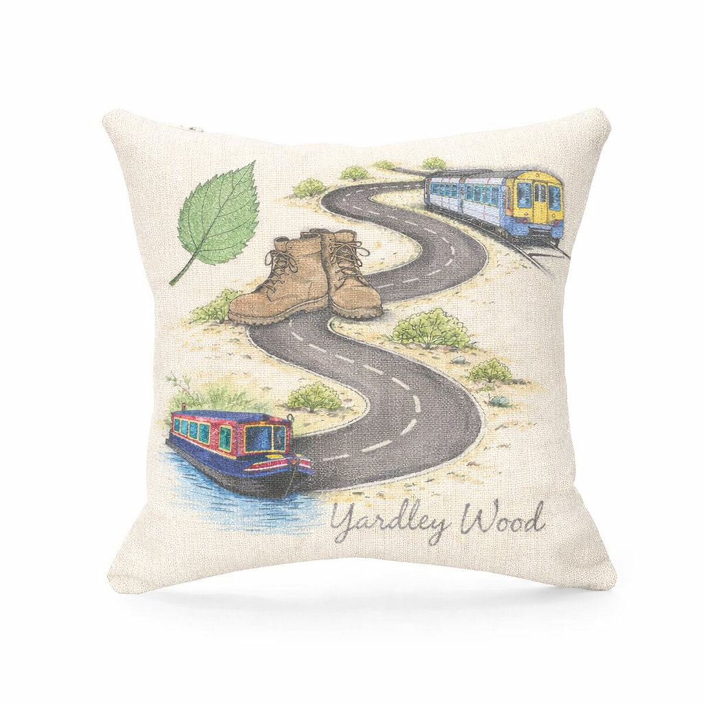 Yardley Wood - Cushion - Whimsical Illustrations Design