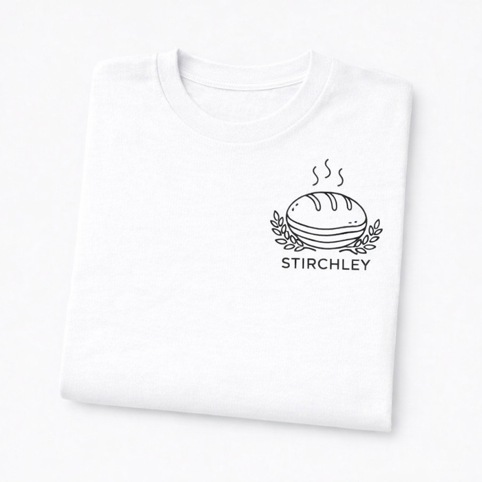 Stirchley - T-Shirt - Minimal Line Icon Design - Loaf of Bread