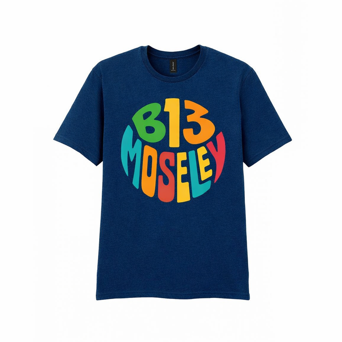 Moseley - T-Shirt - Colour Burst Design