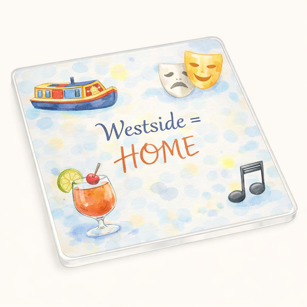 Westside - Coaster - Soft Watercolours - Local Icons