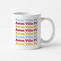 Aston Villa Ceramic Mug Gift - 11oz White Coffee Cup with Bold Team Spirit Design for Football Fans