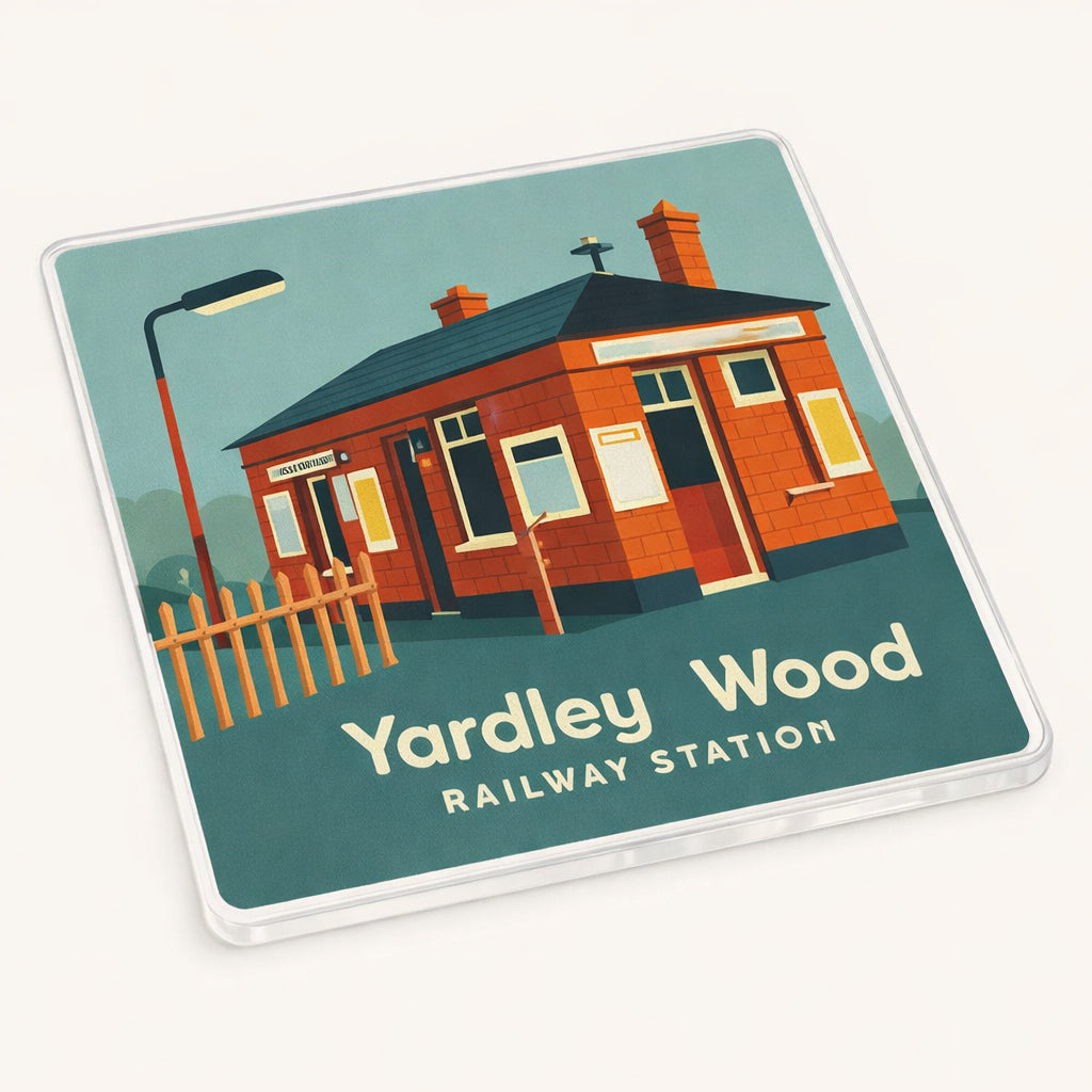 Yardley Wood - Coaster - Mid-Century Retro - Railway Station
