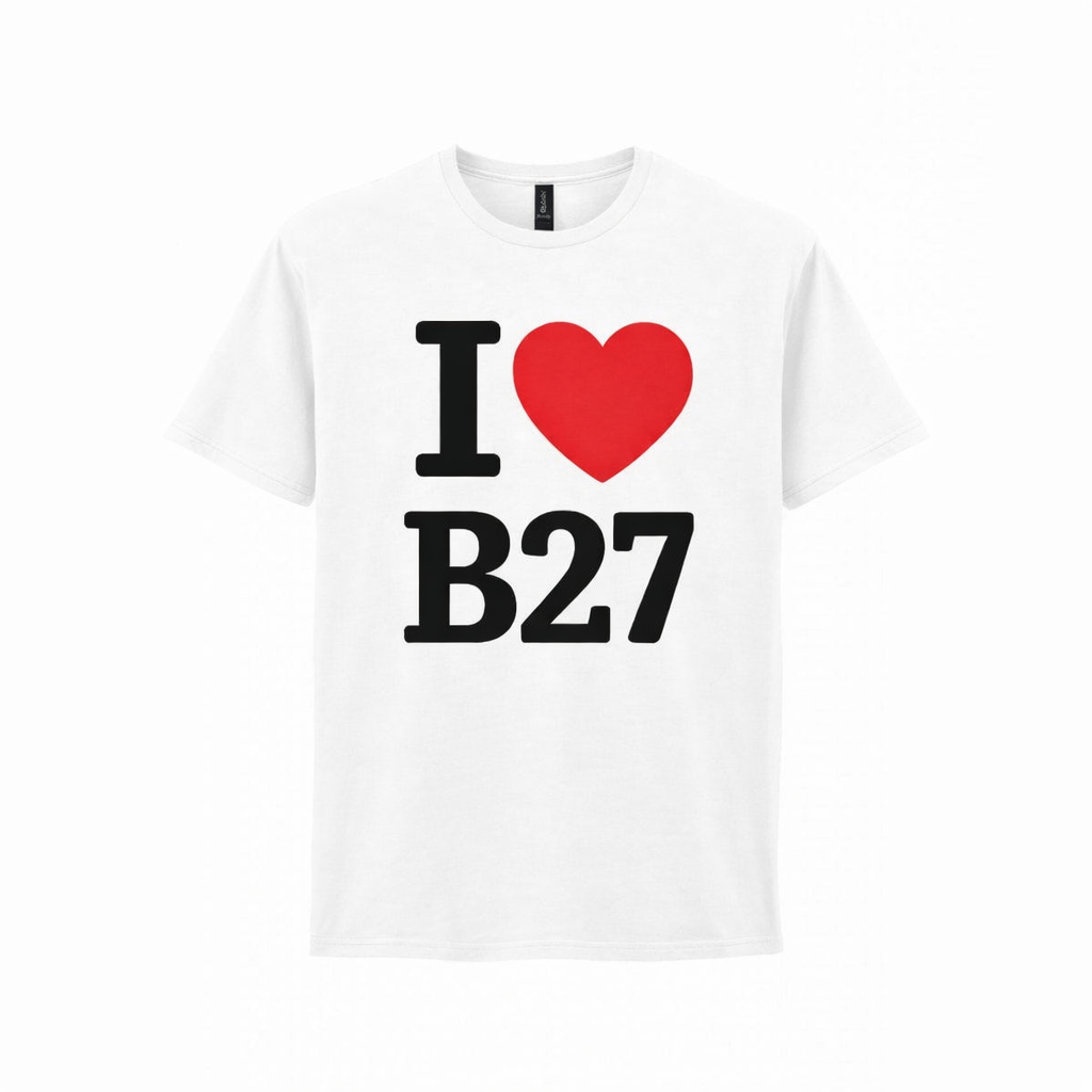 Acocks Green - T-Shirt - I Heart B27 Design