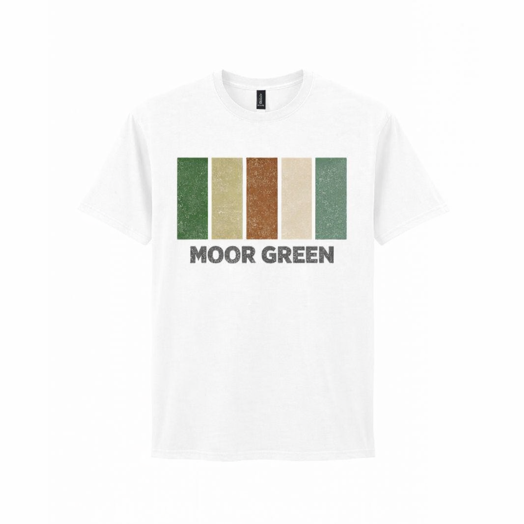 Moor Green - T-Shirt - Colour Block Design