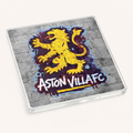 Aston Villa Acrylic Coaster Gift - Graffiti Roar Design Football Fan Present for Home or Office