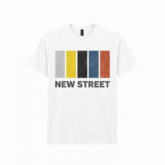 New Street - T-Shirt - Colour Block Design