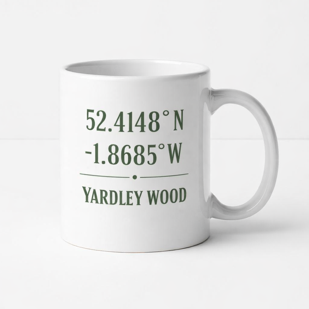 Yardley Wood - Mug - Elegant Coordinates Design