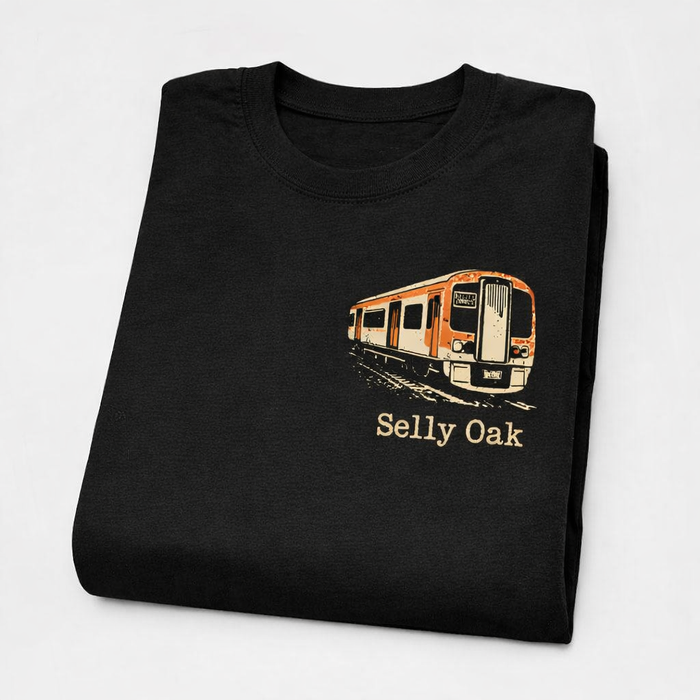 Selly Oak - T-Shirt - Bold Indie Design - Train