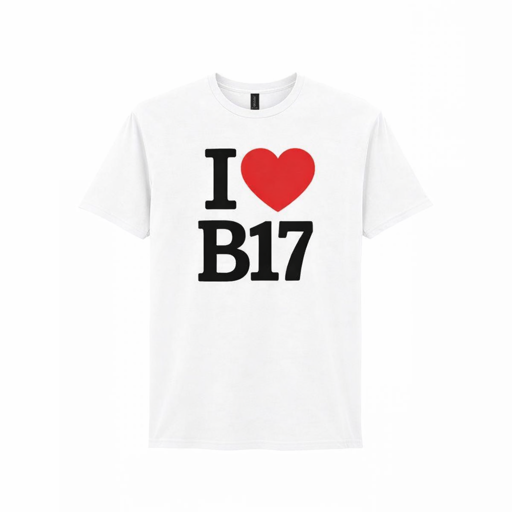 Harborne - T-Shirt - I heart B17 Design