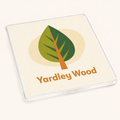 Yardley Wood - Coaster - Mid-Century Retro - Leaf
