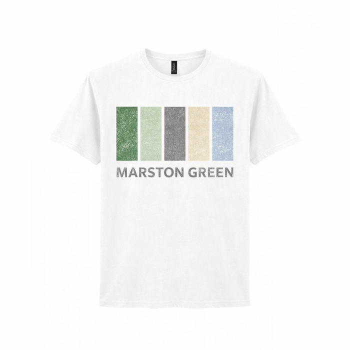 Marston Green - T-Shirt - Colour Block Design