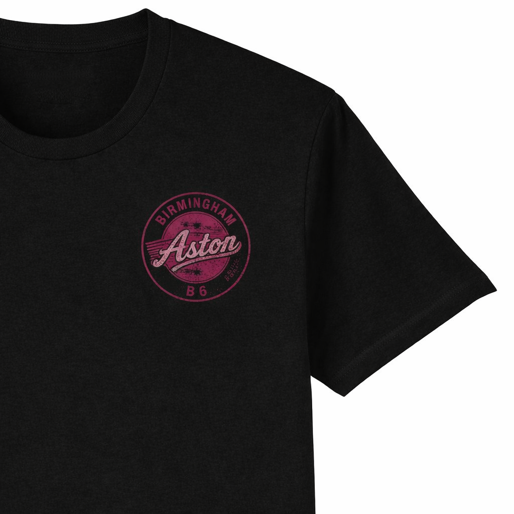Aston - T-Shirt - B6 Vintage Stamp Design