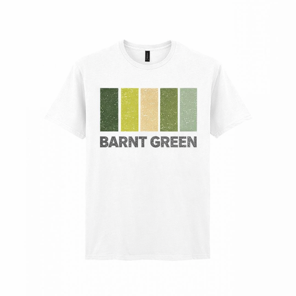 Barnt Green - T-Shirt - Colour Block Design