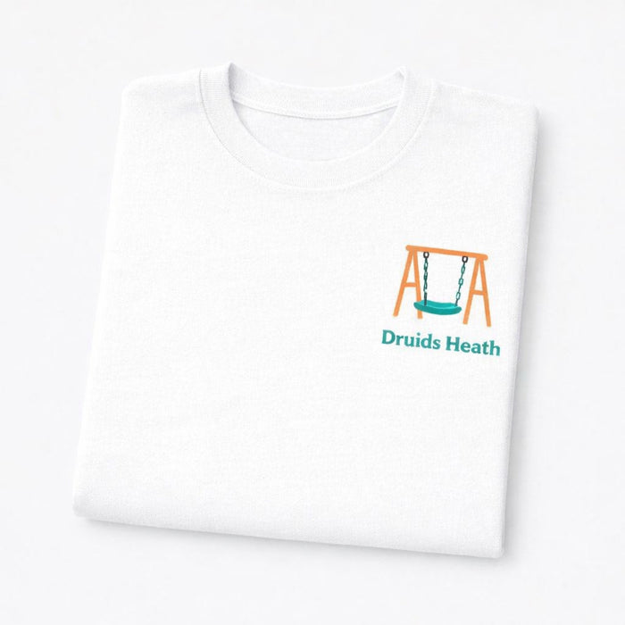 Druids Heath - T-Shirt - Minimal Cool Design - Playgrouund Swing