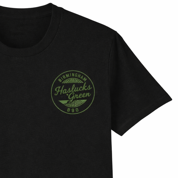 Haslucks Green - T-Shirt - B90 Vintage Stamp Design