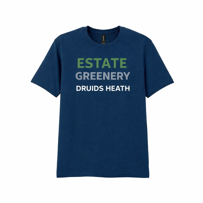 Druids Heath - T-Shirt - Minimal Type Stack Design