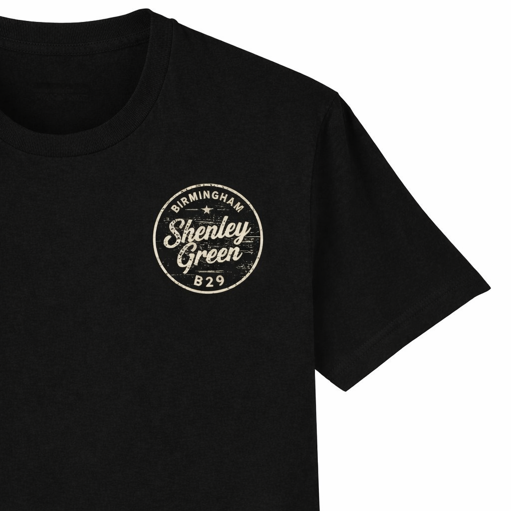 Shenley Green - T-Shirt - B29 Vintage Stamp Design