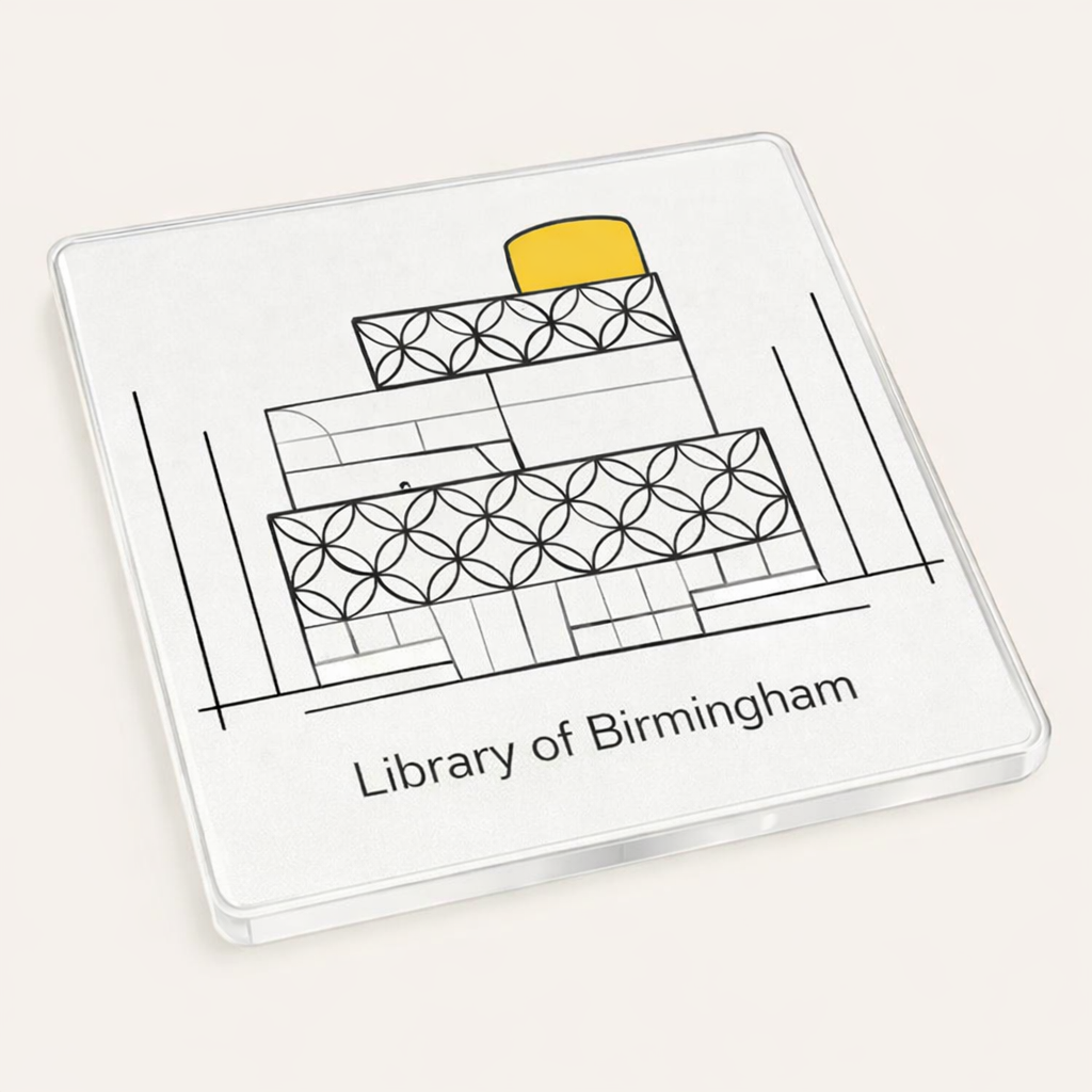 Westside - Coaster - Geometric Lines - Library of Birmingham