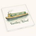Yardley Wood - Coaster - Soft Watercolours - Canal Boat
