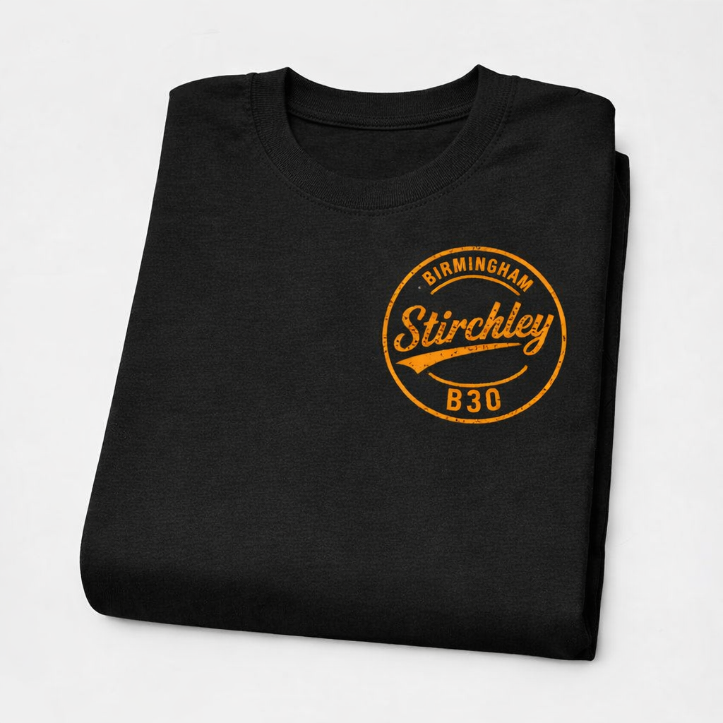 Stirchley - T-Shirt - B30 Vintage Stamp Design