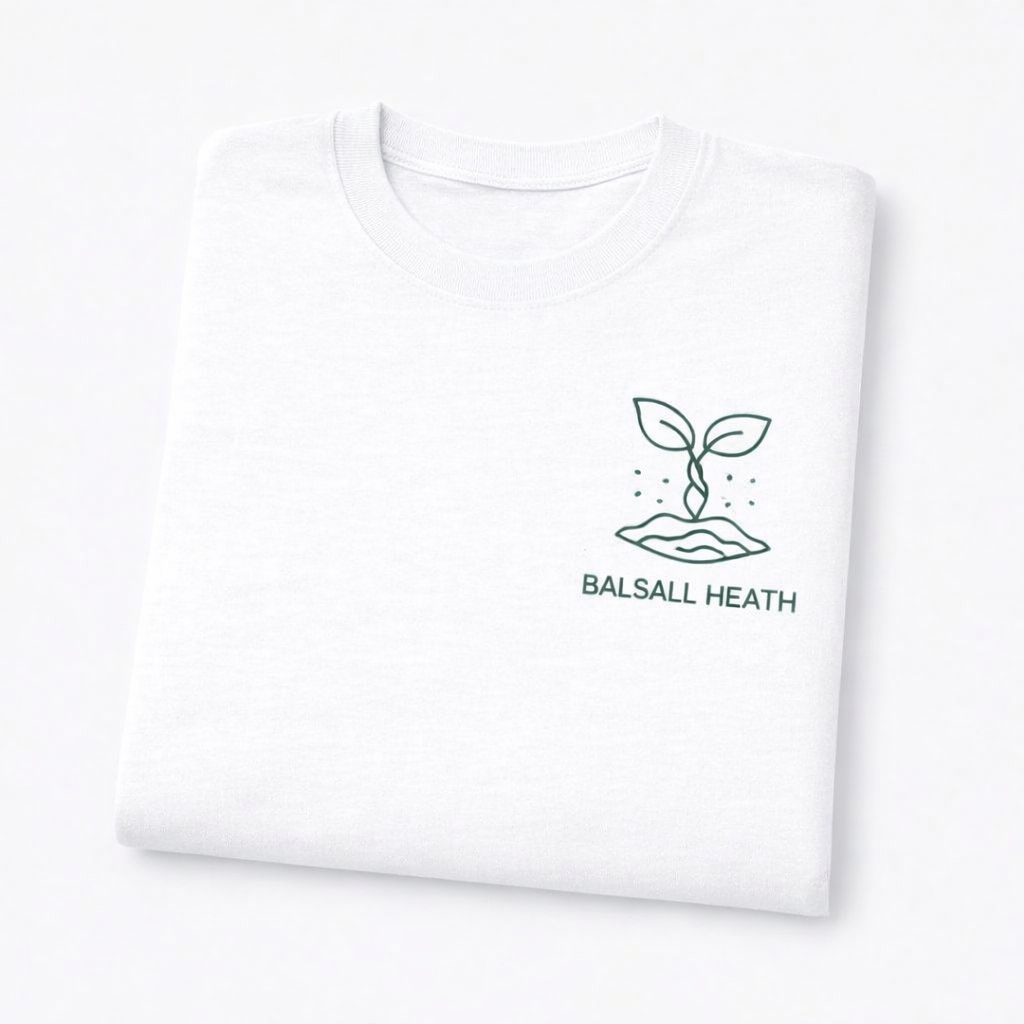 Balsall Heath - T-Shirt - Minimal Line Icon Design - New Beginnings
