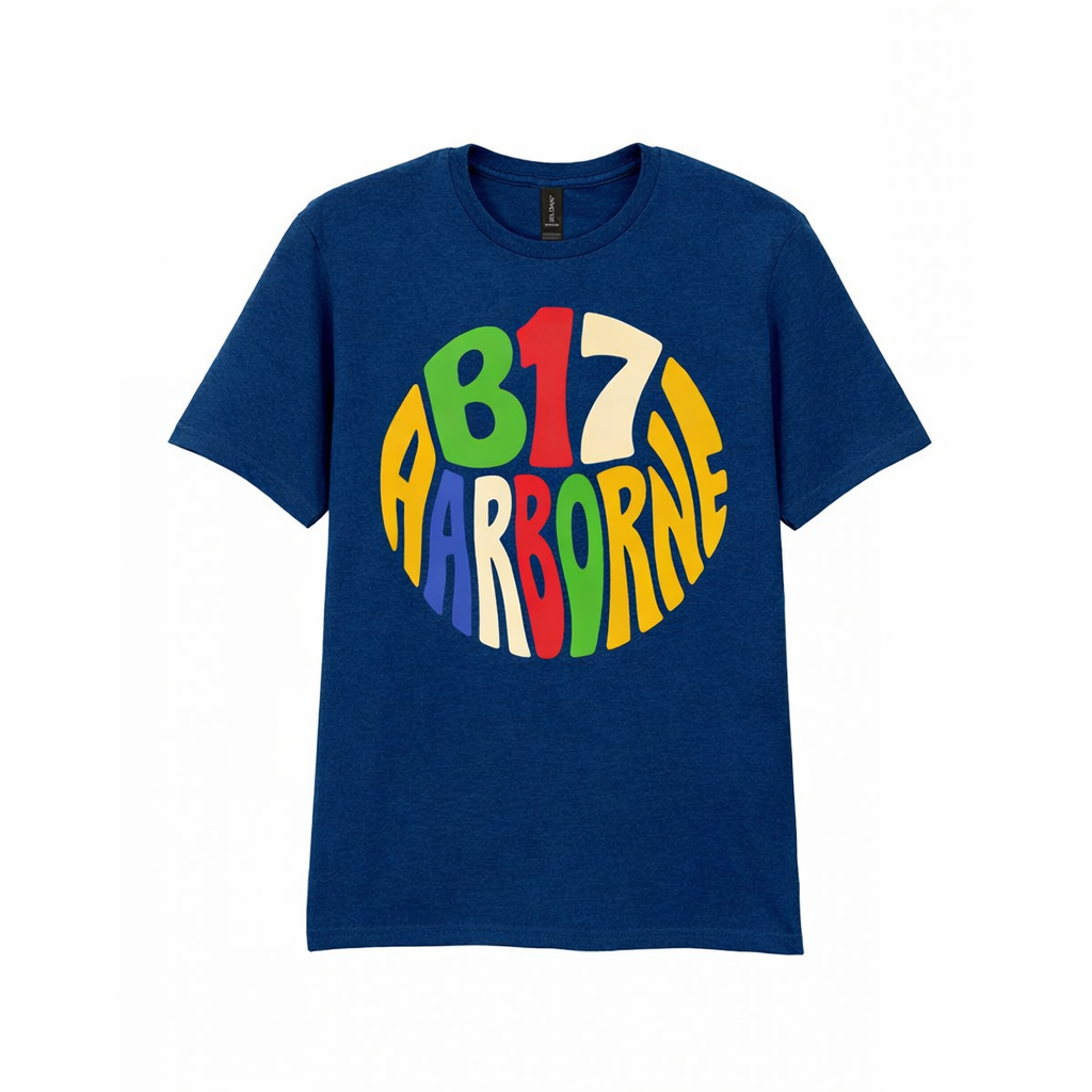 Harborne - T-Shirt - Colour Burst Design