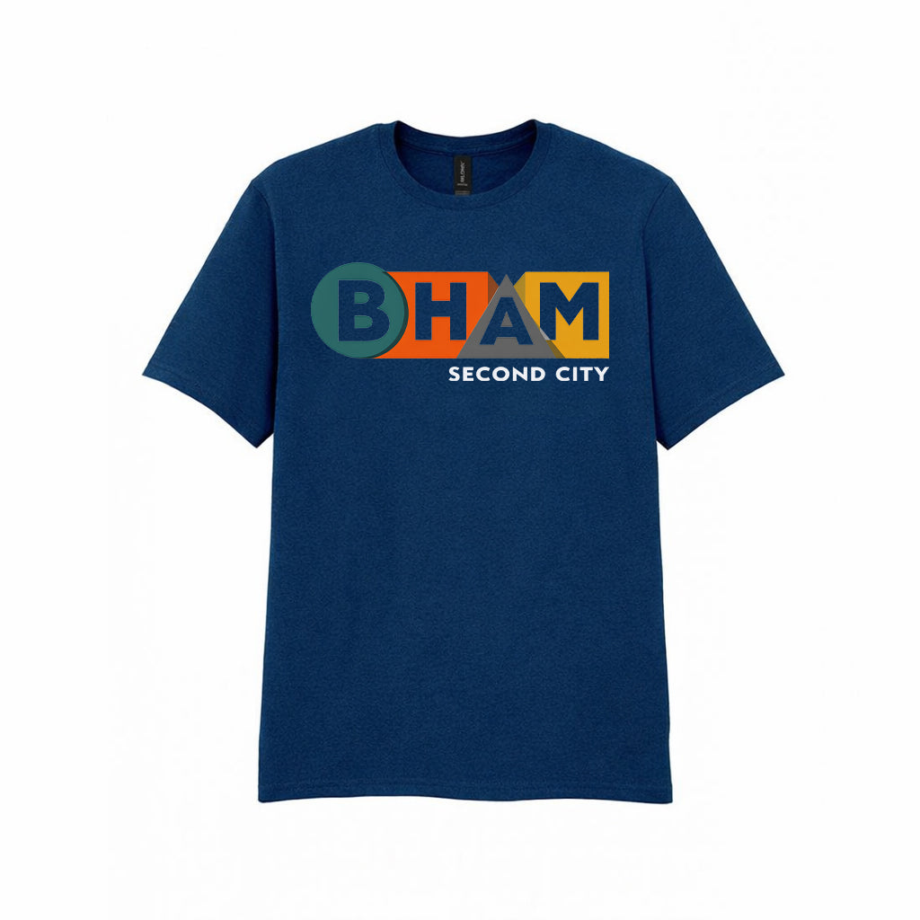 Birmingham - T-Shirt - BHAM Second City Bold Graphic