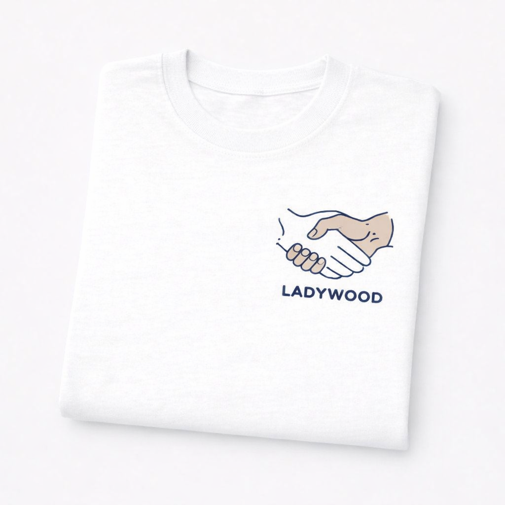 Ladywood - T-Shirt - Minimal Line Icon Design - Community