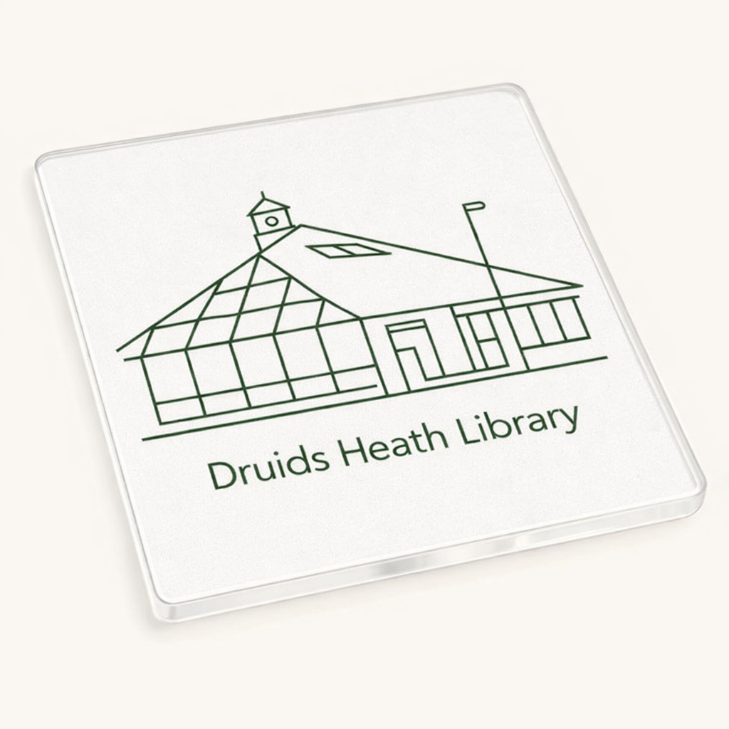 Druids Heath - Coaster - Geometric Lines - Druids Heath Library