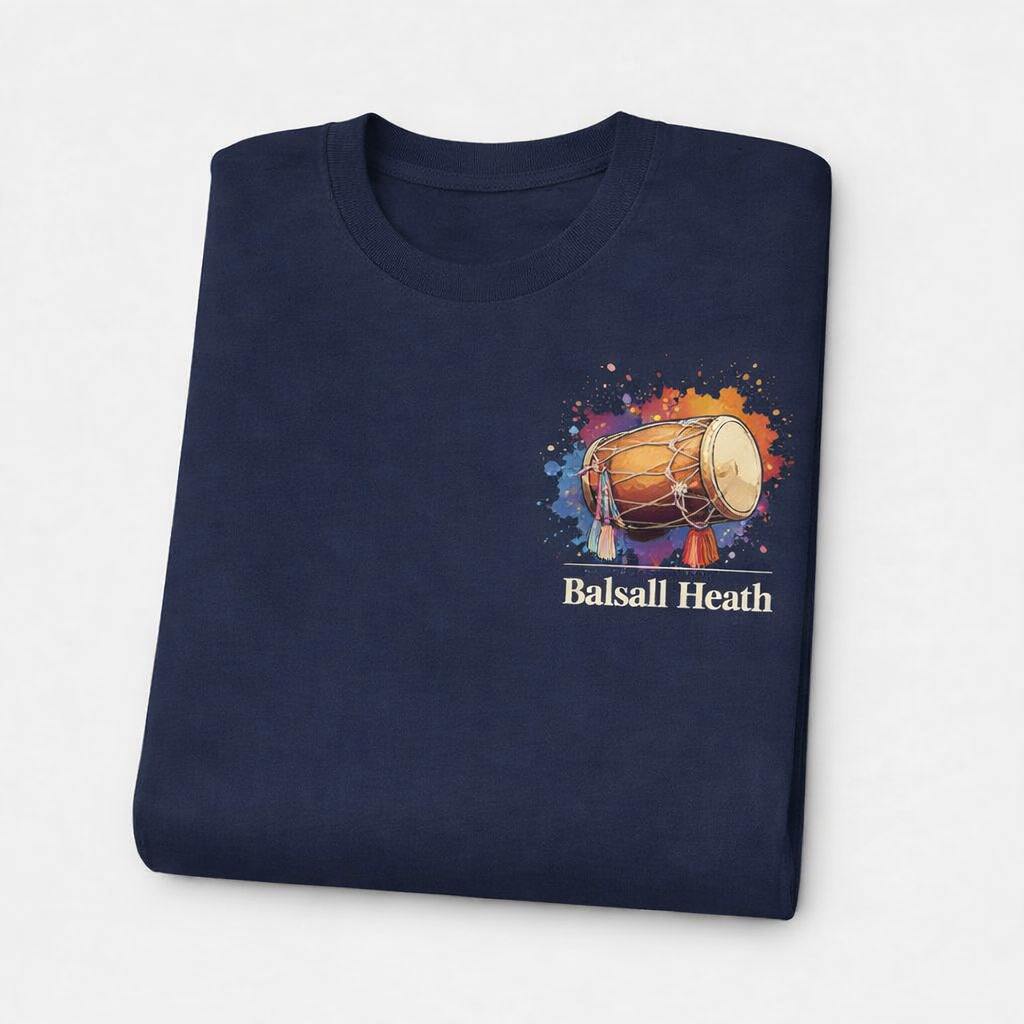 Balsall Heath - T-Shirt - Colour Splash Design - Dohl Drum