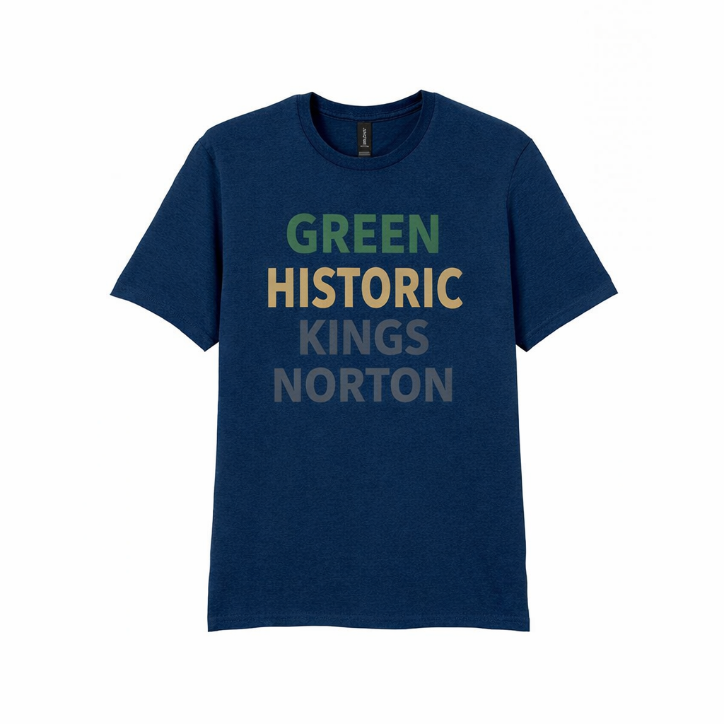 Kings Norton - T-Shirt - Minimal Type Stack Design